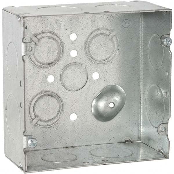 Hubbell-Raco - 4.69 x 4.688 x 2.188" Steel Square Device Box - A1 Tooling