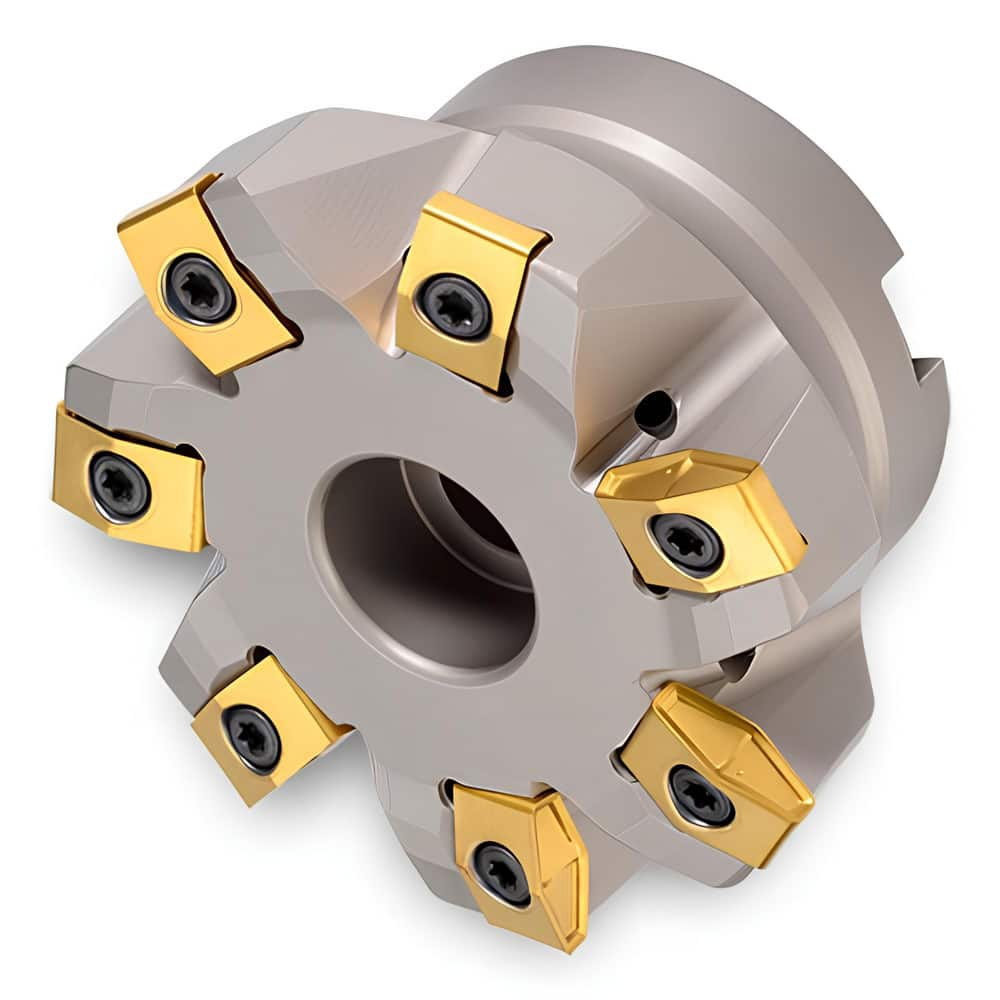 Indexable High-Feed Face Mills; Minimum Cutting Diameter: 2.3990 in; Maximum Cutting Diameter: 3.0000 in; Maximum Depth Of Cut: 0.0580 in; Arbor Hole Diameter (mm): 1.25; Compatible Insert Size Code: 324; Maximum Ramping Angle: 1.6  ™; Series: 8G5A; Cutte