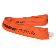 Slings & Tiedowns (Load-Rated); Sling Type: Round; Length (Feet): 10; Vertical Capacity (Lb.): 30000; Choker Capacity (Lb.): 24000; Basket Capacity (Lb.): 60000; Eye Type: No Eye; Sling Material: Polyester; Sling Width: 4.7 in; Sling Diameter: 2.3 in; Max