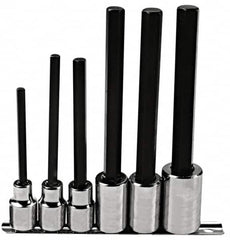 Proto - 6 Piece 1/2" Drive Inch Hex Bit Socket Set - 1/4 to 5/8" Hex - A1 Tooling