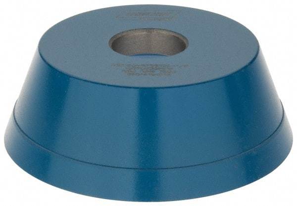 Norton - 5" Diam, 1-1/4" Hole Size, 1-3/4" Overall Thickness, 150 Grit, Type 11 Tool & Cutter Grinding Wheel - Very Fine Grade, Diamond, R Hardness, Resinoid Bond - A1 Tooling