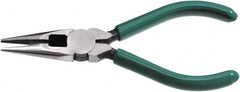 SK - 6-1/2" OAL, 3-1/2" Jaw Length x 5/8" Jaw Width, Long Nose Side Cutting Chain Nose Pliers - A1 Tooling