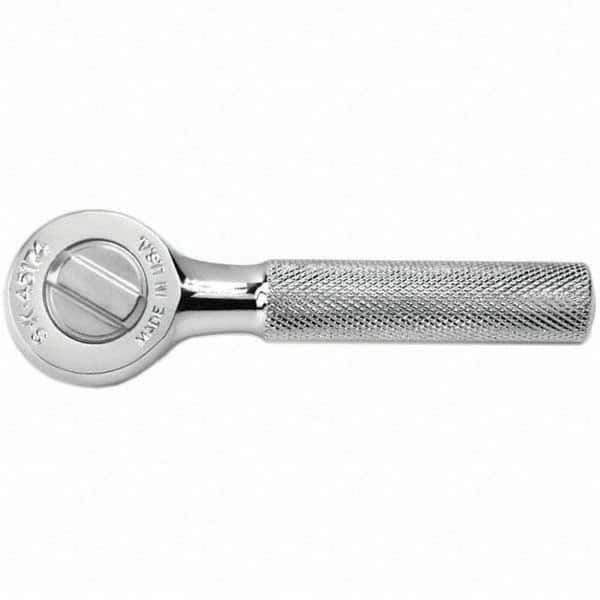 SK - Round Head - Chrome Finish, 4.8" OAL, 40 Gear Teeth - A1 Tooling