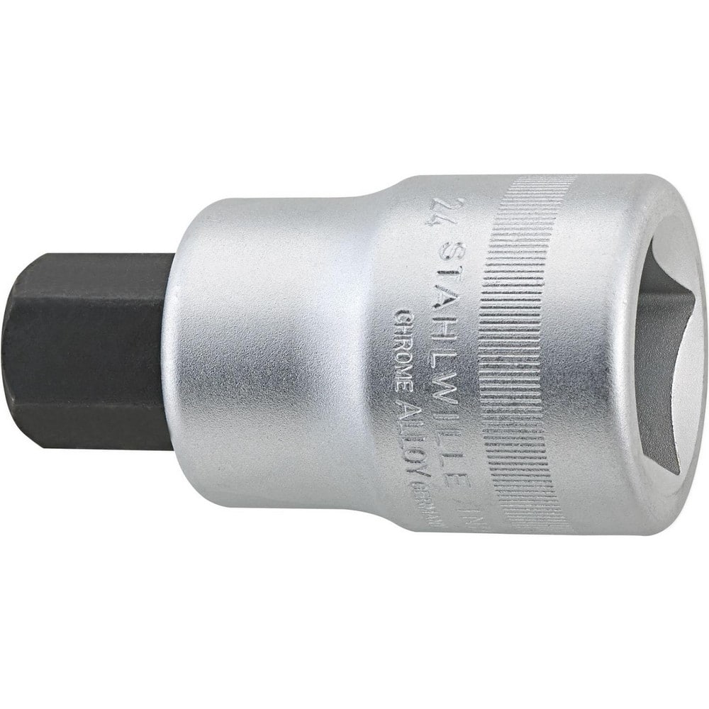 Hand Hex & Torx Bit Sockets; Socket Type: Metric Hex Bit Socket; Hex Size (mm): 17.000; Bit Length: 25 mm; Insulated: No; Tether Style: Not Tether Capable; Material: Chrome Alloy Steel; Finish: Chrome-Plated; Overall Length (Decimal Inch): 3.3500; Non-spa