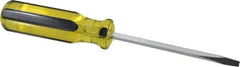 Stanley - Standard Slotted Screwdriver - Round Shank, Ergonomic Handle - A1 Tooling