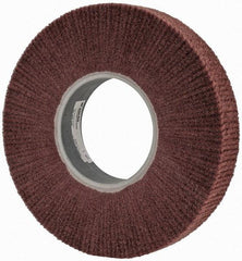 3M - 12" Diam Aluminum Oxide Finishing Flap Wheel - 5" Hole, 2" Wide, Density 3, Nonwoven, Fine Grade, 2,500 Max RPM - A1 Tooling