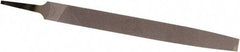 Nicholson - 10" Long, Smooth Cut, Flat American-Pattern File - Double Cut, Tang - A1 Tooling