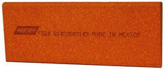 Norton - 4-1/2" Long x 1-3/4" Diam x 1/4" Thick, Aluminum Oxide Sharpening Stone - Round Edge Slip, Fine Grade - A1 Tooling