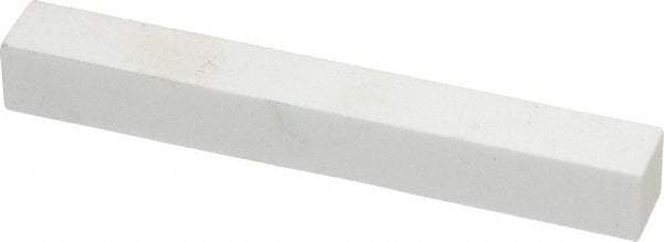 Norton - 220 Grit Aluminum Oxide Square Dressing Stick - 4 x 1/2 x 1/2, Very Fine Grade, Vitrified Bond - A1 Tooling