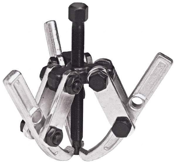 Proto - 4" Spread, 2 Ton Capacity, Gear Puller - 3-1/2" Reach, For Bearings, Gears & Pulleys - A1 Tooling