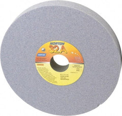 Norton - 8" Diam x 1-1/4" Hole x 1" Thick, K Hardness, 60 Grit Surface Grinding Wheel - Aluminum Oxide, Type 1, Medium Grade, 3,600 Max RPM, Vitrified Bond, No Recess - A1 Tooling