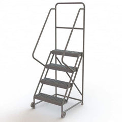 TRI-ARC - Rolling & Wall Mounted Ladders & Platforms Type: TiltNRoll Rolling Ladder Style: Tilt & Roll Safety Ladder - A1 Tooling