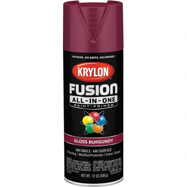 Krylon - Spray Paints Type: Acrylic Enamel Spray Paint Color: Burgundy - A1 Tooling