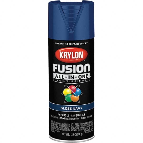 Krylon - Spray Paints Type: Acrylic Enamel Spray Paint Color: Navy - A1 Tooling