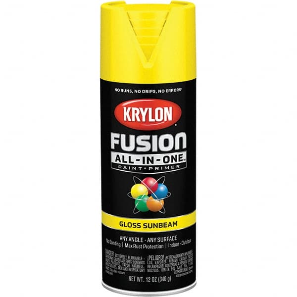 Krylon - Spray Paints Type: Acrylic Enamel Spray Paint Color: Sunbeam - A1 Tooling