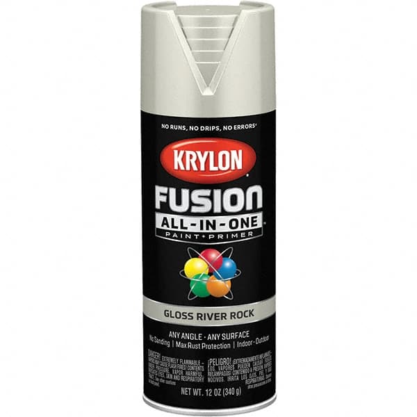 Krylon - Spray Paints Type: Acrylic Enamel Spray Paint Color: River Rock - A1 Tooling