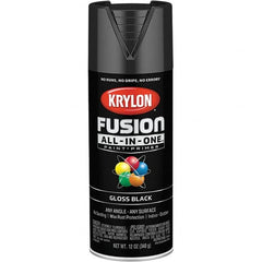 Krylon - Spray Paints Type: Acrylic Enamel Spray Paint Color: Black - A1 Tooling