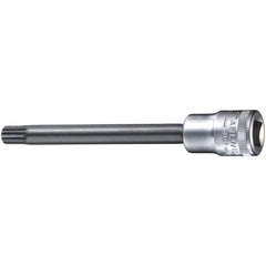 Screwdriver & Drag Link Sockets; Type: XZN Screwdriver Socket; Drive Size (Inch): 0.5 in; Blade Width (mm): 23.7; Blade Thickness (Decimal Inch): 1 mm; Point Size: M14; Finish: Chrome-Plated; Insulated: No; Non-sparking: No; Tether Style: Not Tether Capab