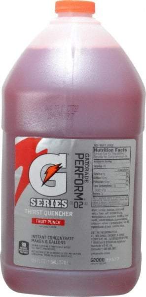 Gatorade - 1 Gal Bottle Fruit Punch Activity Drink - Liquid Concentrate, Yields 6 Gal - A1 Tooling