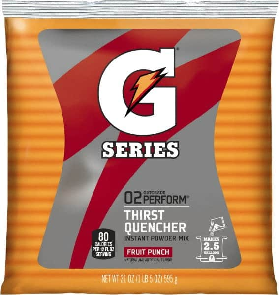 Gatorade - 21 oz Pack Fruit Punch Activity Drink - Powdered, Yields 2.5 Gal - A1 Tooling