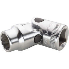 Hand Sockets; Socket Type: Flex Socket; Drive Size: 3/8 in; Socket Size (mm): 12; Drive Style: Hex; Overall Length (Decimal Inch): 1.7800; Material: Steel; Insulated: No; Tether Style: Not Tether Capable; Features: Anti-Slip Drive profile; Thin wall; Coat