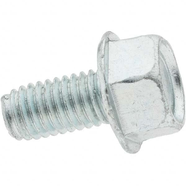 Value Collection - M6x1.0 Coarse 40mm Long Hex Thread Cutting Screw - A1 Tooling