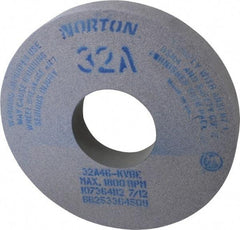 Norton - 14" Diam x 5" Hole x 2" Thick, K Hardness, 46 Grit Surface Grinding Wheel - Aluminum Oxide, Type 1, Coarse Grade, 1,800 Max RPM, Vitrified Bond, No Recess - A1 Tooling