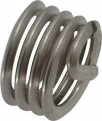 Recoil - 5/16-18 UNC, 0.312" OAL, Free Running Helical Insert - 4 Free Coils, Tanged, Stainless Steel, Bright Finish, 1D Insert Length - A1 Tooling