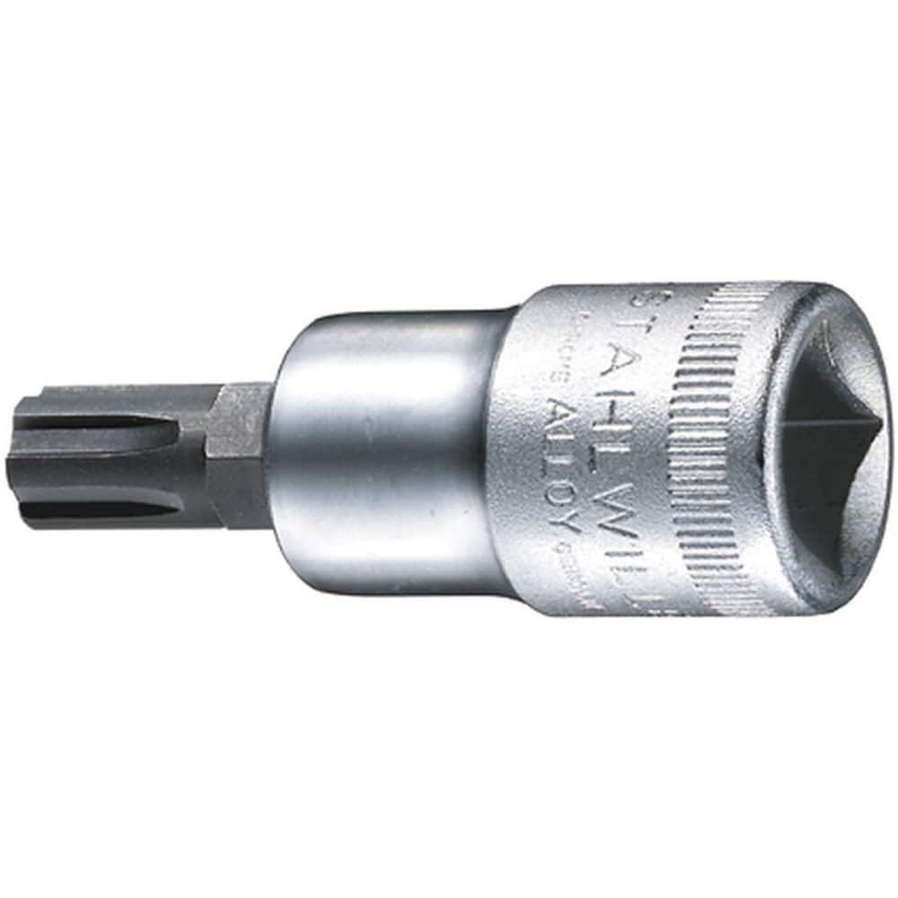 Screwdriver & Drag Link Sockets; Type: Ribe-CV Screwdriver Socket; Drive Size (Inch): 0.5 in; Blade Width (mm): 27.5 mm; Blade Thickness (Decimal Inch): 1 mm; Point Size: M16; Finish: Chrome-Plated; Insulated: No; Non-sparking: No; Tether Style: Not Tethe