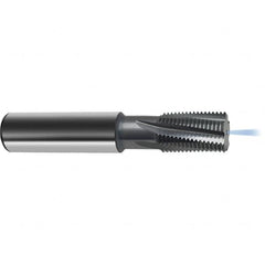 Guhring - 7/8-16 UNC/UNF , 15.95mm Cut Diam, 5 Flute Solid Carbide Helical Flute Thread Mill - Internal Thread, 25mm LOC, 90mm OAL, 16mm Shank Diam - Exact Industrial Supply