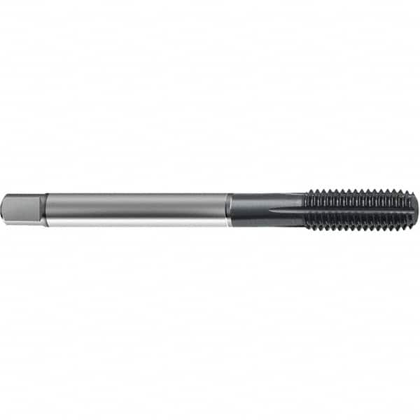 Guhring - #12-24 UNC 2BX H6/H7 Thread Limit Modified Bottoming Thread Forming Tap - High Speed Steel, TiCN Finish, 3.15" OAL, Right Hand Thread, Series 4377 - A1 Tooling