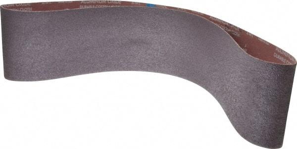 Norton - 6" Wide x 60" OAL, 36 Grit, Aluminum Oxide Abrasive Belt - Aluminum Oxide, Very Coarse, Coated, X Weighted Cloth Backing, Series R228 - A1 Tooling