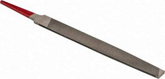 Simonds File - 4" Long, Second Cut, Mill American-Pattern File - Single Cut, Tang - A1 Tooling