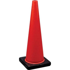 NMC - 18" High, Orange Traffic Cone - 10-1/2" Base Width, Rubber - A1 Tooling