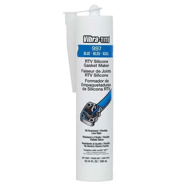 Vibra-Tite - 300 mL Cartridge, Blue RTV Silicone Gasket Maker - A1 Tooling