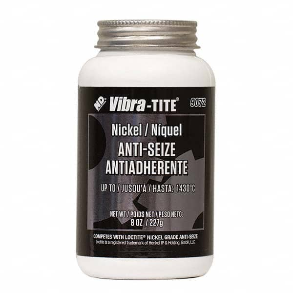 Vibra-Tite - 8 oz Jar, Nickel Anti-Seize Lubricant, with Brush Cap - A1 Tooling