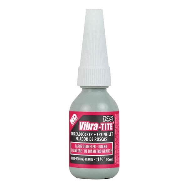 Vibra-Tite - 10 mL Bottle, Red, Large Diameter/High Strength Threadlocker - A1 Tooling