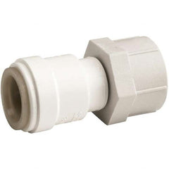 Push-To-Connect Tube Fitting: Female Union, 1/2 X 3/4 Closet″ OD Polyethersulphone, 200 psi