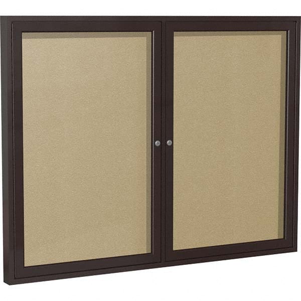 Ghent - Cork Bulletin Boards Style: Enclosed Outdoor Bulletin Board Color: Caramel - A1 Tooling