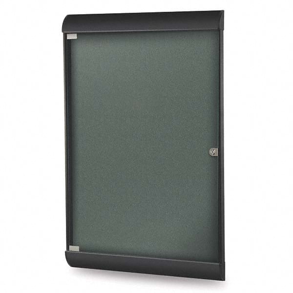 Ghent - Cork Bulletin Boards Style: Enclosed Bulletin Board Color: Ebony - A1 Tooling