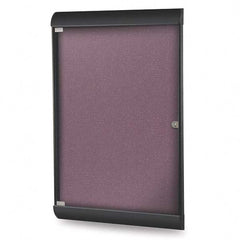 Ghent - Cork Bulletin Boards Style: Enclosed Bulletin Board Color: Berry - A1 Tooling