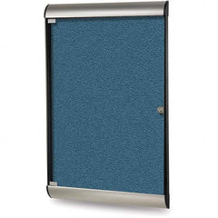 Ghent - Cork Bulletin Boards Style: Enclosed Bulletin Board Color: Ocean - A1 Tooling