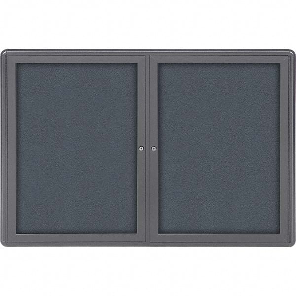 Ghent - Cork Bulletin Boards Style: Enclosed Fabric Bulletin Board Color: Gray - A1 Tooling