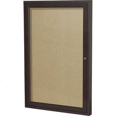 Ghent - Cork Bulletin Boards Style: Enclosed Outdoor Bulletin Board Color: Caramel - A1 Tooling