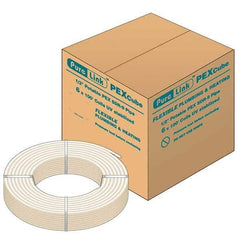 Mueller Industries - 0.475" ID x 5/8" OD, 100' Long, PEX-A Tube - Natural with Red Print, 100 Max psi - A1 Tooling