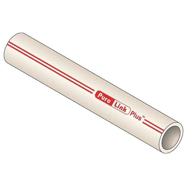 Mueller Industries - 0.671" ID x 7/8" OD, 20' Long, PEX-A Tube - Natural with Red Print, 100 Max psi - A1 Tooling