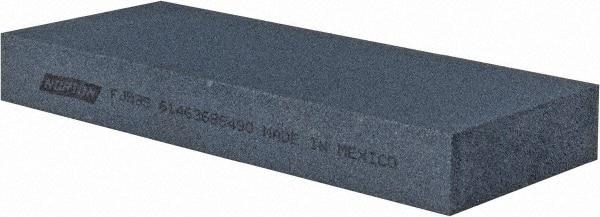 Norton - 5" Long x 2" Wide x 5/8" Thick, Silicon Carbide Sharpening Stone - Rectangle, Fine Grade - A1 Tooling