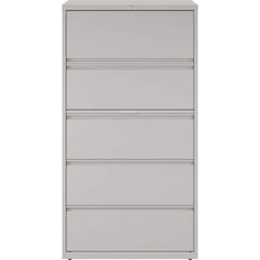 File Cabinets & Accessories; File Cabinet Type: Horizontal; Color: Light Gray; Material: Steel; Number Of Drawers: 5.000