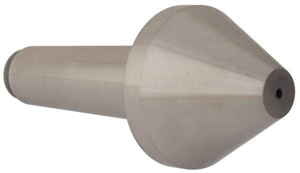 Riten - 3-1/2" Head Diam, Hardened Tool Steel Bull Nose Point Solid Dead Center - 5MT Morse Taper, 3-1/2" Point Diam, 2.155" Point Length - A1 Tooling