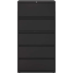 File Cabinets & Accessories; File Cabinet Type: Horizontal; Color: Charcoal; Material: Steel; Number Of Drawers: 4.000